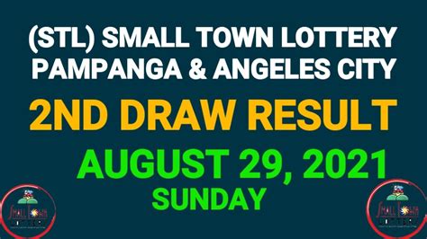 stl angeles city result today|Small Town Lottery (Angeles City / Pampanga Results) .